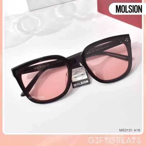 แว่นกันแดด MOLSION MS3131 สี Shiny Black/Pink (A16)