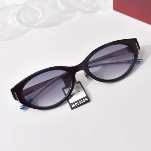 แว่นกันแดด MOLSION MS3155 สี Shiny Black/Blue (A11)