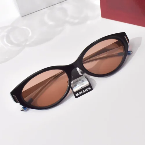 แว่นกันแดด MOLSION MS3155 สี Shiny Black/Brown (A12)