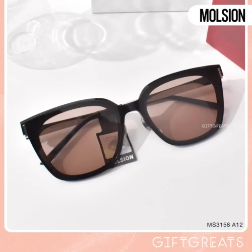 แว่นกันแดด MOLSION MS3158 สี Shiny Black/Transparent Pink (A12)