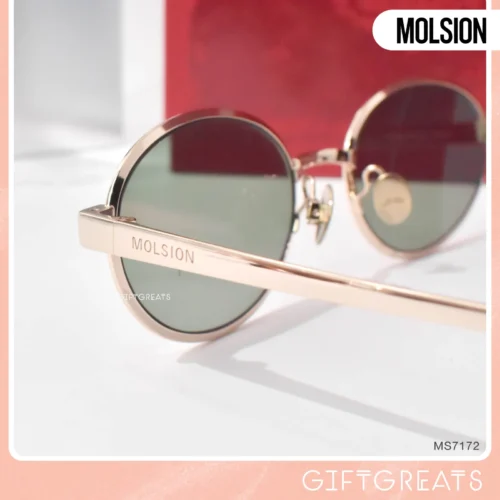 แว่นกันแดด MOLSION MS7172 สี Light Gold/Green (C68) เลนส์โพลาไรซ์