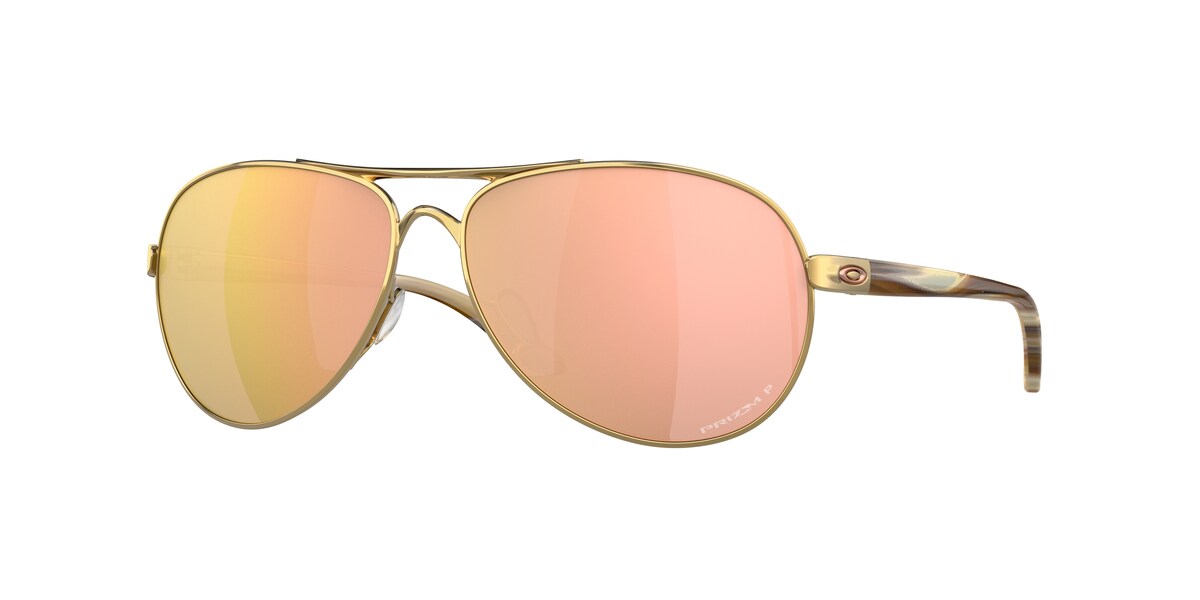 แว่นกันแดด OAKLEY OO4079 สี Polished Gold / Prizm Rose Gold Polarized (407937) ที่ร้านแว่น GIFTGREATS
