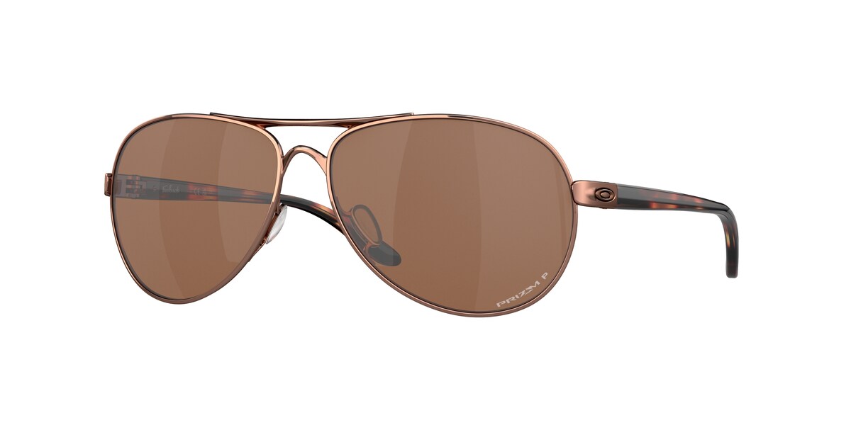 แว่นกันแดด OAKLEY OO4079 สี Rose Gold / Prizm Tungsten Polarized (407931) ที่ร้านแว่น GIFTGREATS