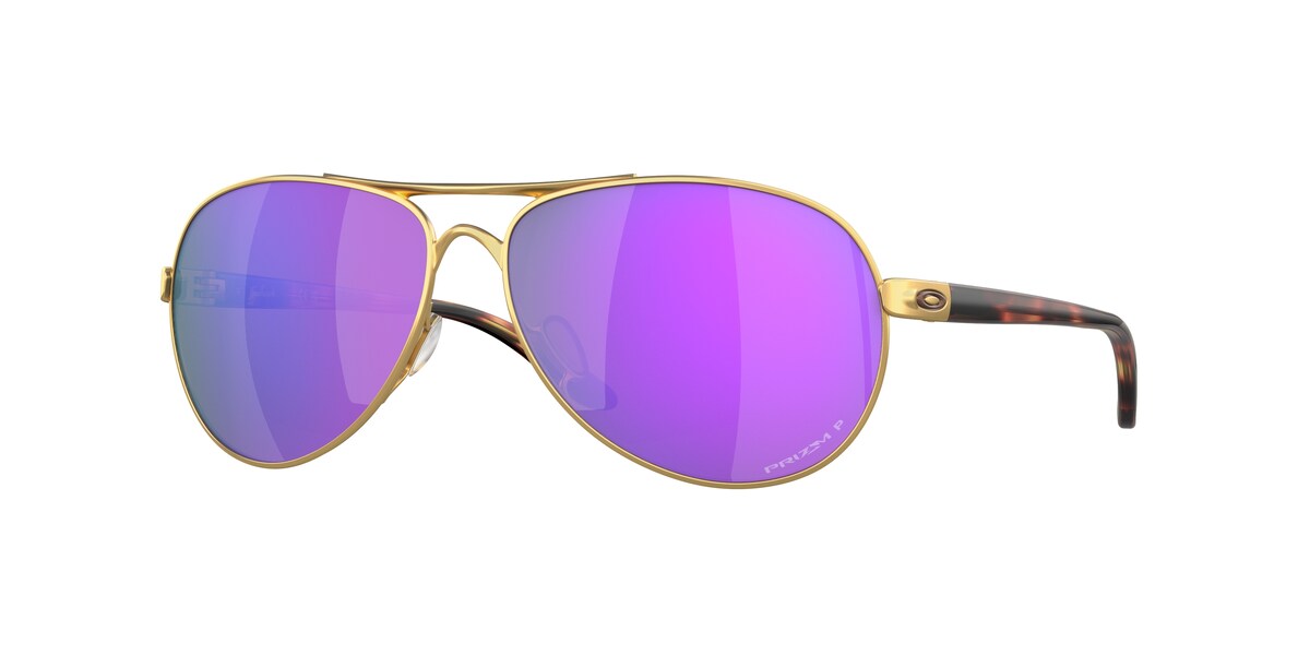 แว่นกันแดด OAKLEY OO4079 สี Satin Gold / Prizm Violet Polarized (407939) ที่ร้านแว่น GIFTGREATS