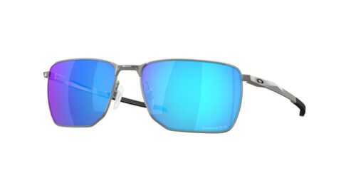 แว่นกันแดด OAKLEY OO4142 สี Satin Chrome / Prizm Sapphire (414204) ที่ร้านแว่น GIFTGREATS