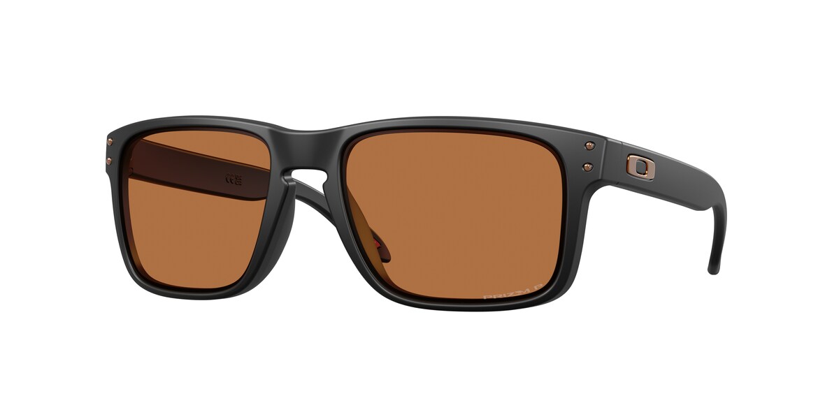 แว่นกันแดด OAKLEY OO9102 สี Matte Black / Prizm Bronze Polarized (9102AM) ที่ร้านแว่น GIFTGREATS