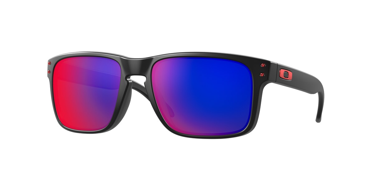 แว่นกันแดด OAKLEY OO9102 สี Matte Black / + Red Iridium (910236) ที่ร้านแว่น GIFTGREATS