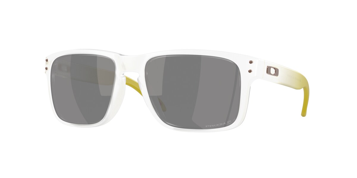 แว่นกันแดด OAKLEY OO9102 สี Matte Clear / Prizm Black Polarized (9102AP) ที่ร้านแว่น GIFTGREATS