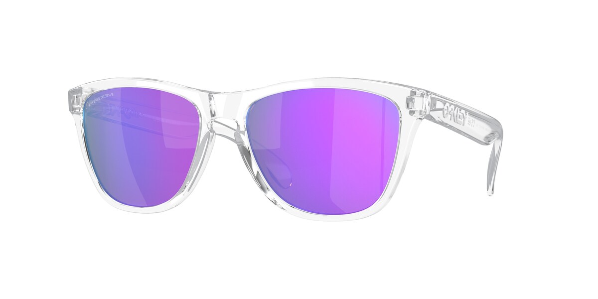 แว่นกันแดด OAKLEY OO9245 สี Polished Clear / Prizm Violet (924596) ที่ร้านแว่น GIFTGREATS