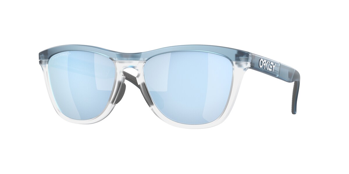 แว่นกันแดด OAKLEY OO9284A สี Matte Stonewash / Prizm Deep Water Polarized (928409) ที่ร้านแว่น GIFTGREATS