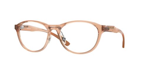 กรอบแว่นสายตา OAKLEY OX8057 สี Polished Transparent Sepia (805707) ที่ร้านแว่น GIFTGREATS