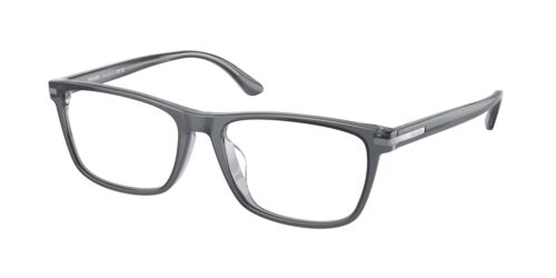 กรอบแว่นสายตา PRADA PR 01ZVD สีสีควันคริสตัล/เงิน ที่ร้านแว่น GIFTGREATS