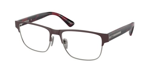 กรอบแว่นสายตา PRADA PR 57ZV สีน้ำตาลแดงด้าน ที่ร้านแว่น GIFTGREATS