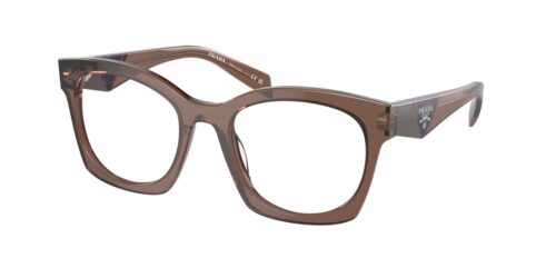กรอบแว่นสายตา PRADA PR A05VF สีน้ำตาลโปร่งใส ที่ร้านแว่น GIFTGREATS