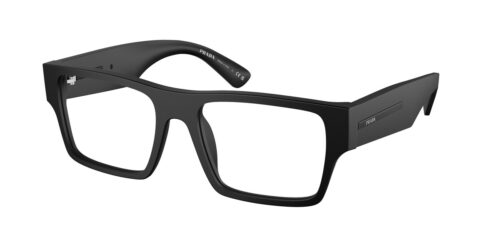 กรอบแว่นสายตา PRADA PR A08VF สีดำด้าน ที่ร้านแว่น GIFTGREATS