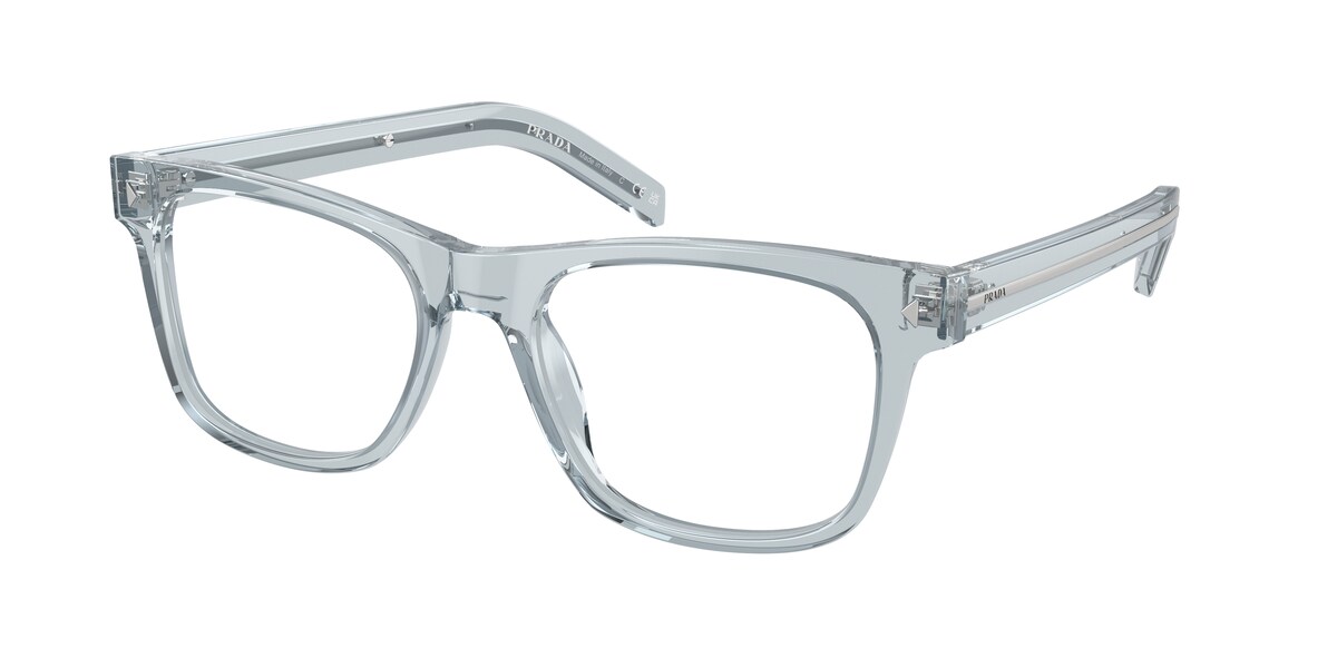 กรอบแว่นสายตา PRADA PR A13VF สีฟ้าโปร่งใส ที่ร้านแว่น GIFTGREATS