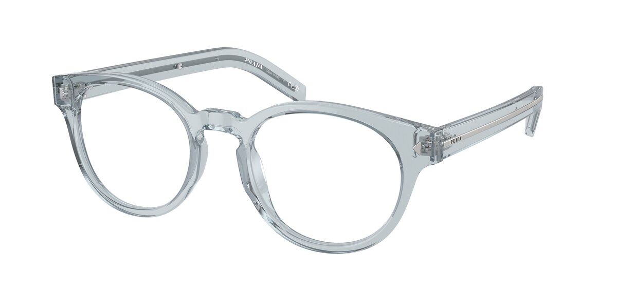 กรอบแว่นสายตา PRADA PR A14VF สีฟ้าโปร่งใส ที่ร้านแว่น GIFTGREATS