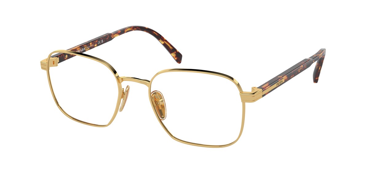 กรอบแว่นสายตา PRADA PR A55V สีทอง (5AK1O1) ที่ร้านแว่น GIFTGREATS