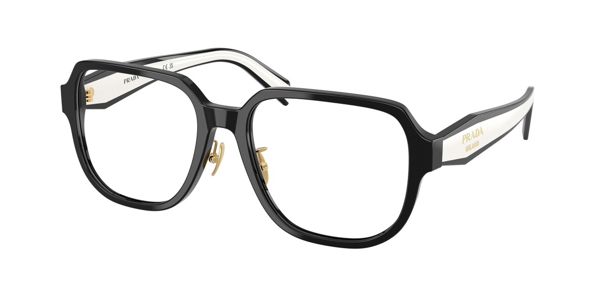 กรอบแว่นสายตา PRADA PR B07VD สีดำ (16K1O1) ที่ร้านแว่น GIFTGREATS