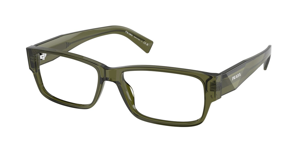 กรอบแว่นสายตา PRADA PR B09VF สีเขียว (25A1O1) ที่ร้านแว่น GIFTGREATS