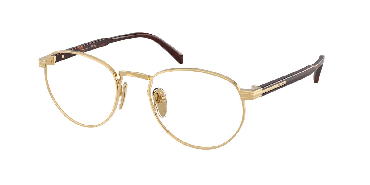กรอบแว่นสายตา PRADA PR B52V สีทอง (5AK1O1) ที่ร้านแว่น GIFTGREATS
