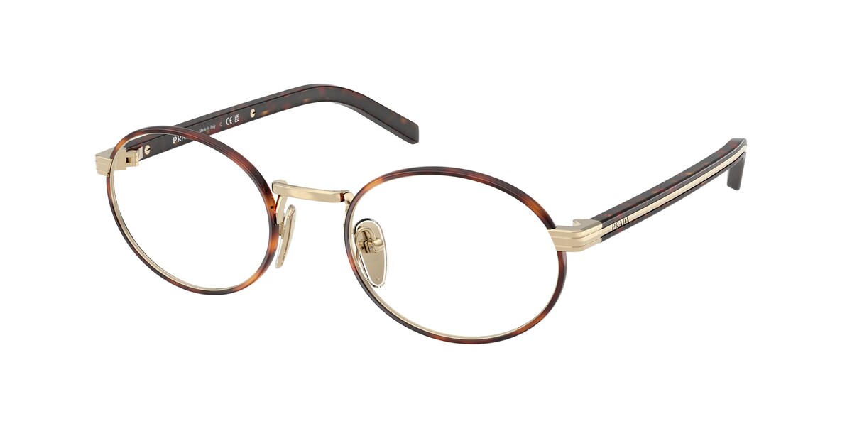 กรอบแว่นสายตา PRADA PR B55V สีสีทองซีด/สีลายกระราก ที่ร้านแว่น GIFTGREATS