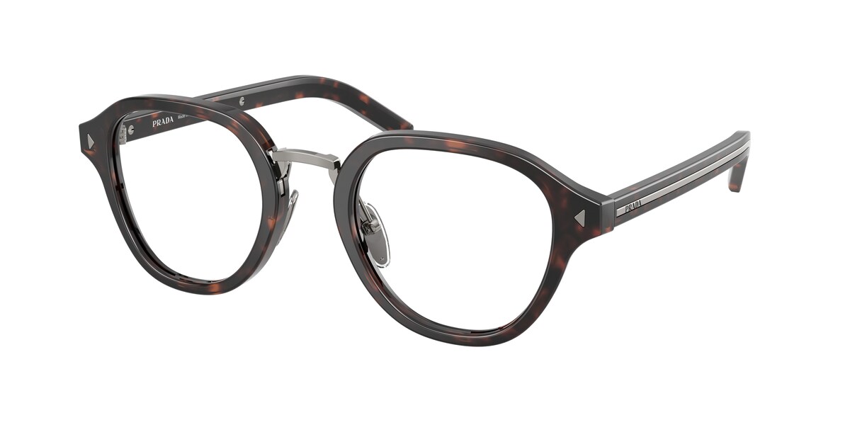 กรอบแว่นสายตา PRADA PR C05V สีลายเต่า (17N1O1) ที่ร้านแว่น GIFTGREATS