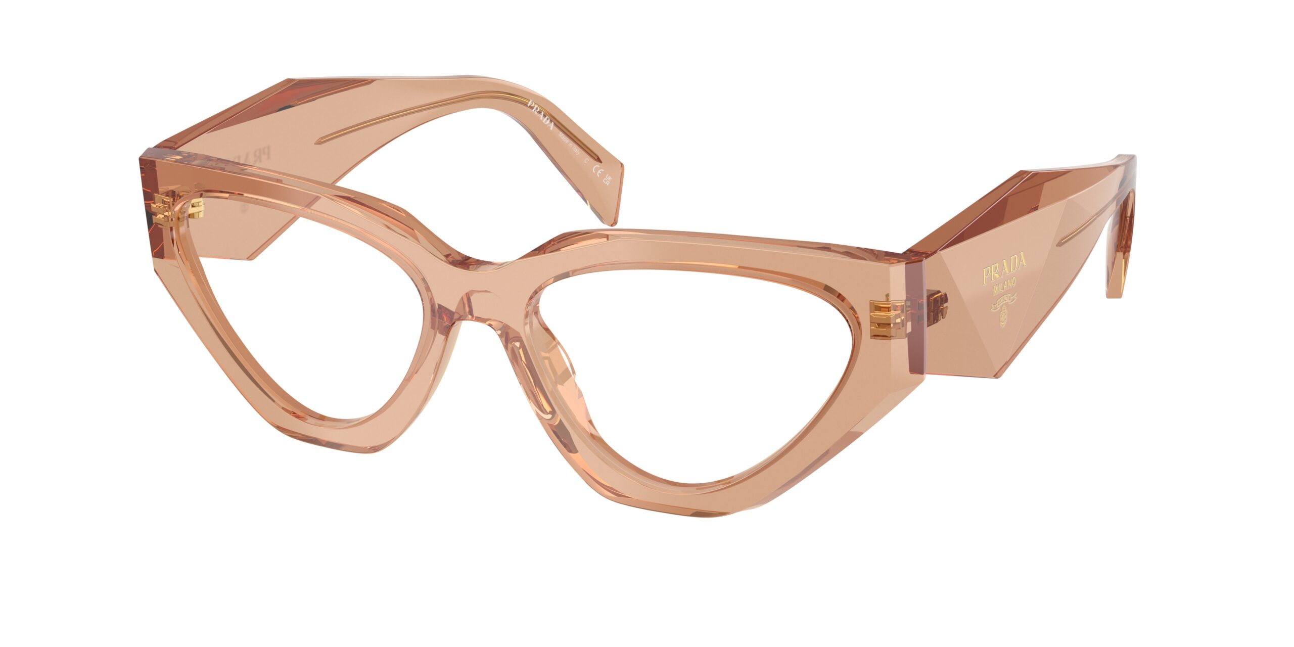กรอบแว่นสายตา PRADA PR C07V สีน้ำตาล (20H1O1) ที่ร้านแว่น GIFTGREATS