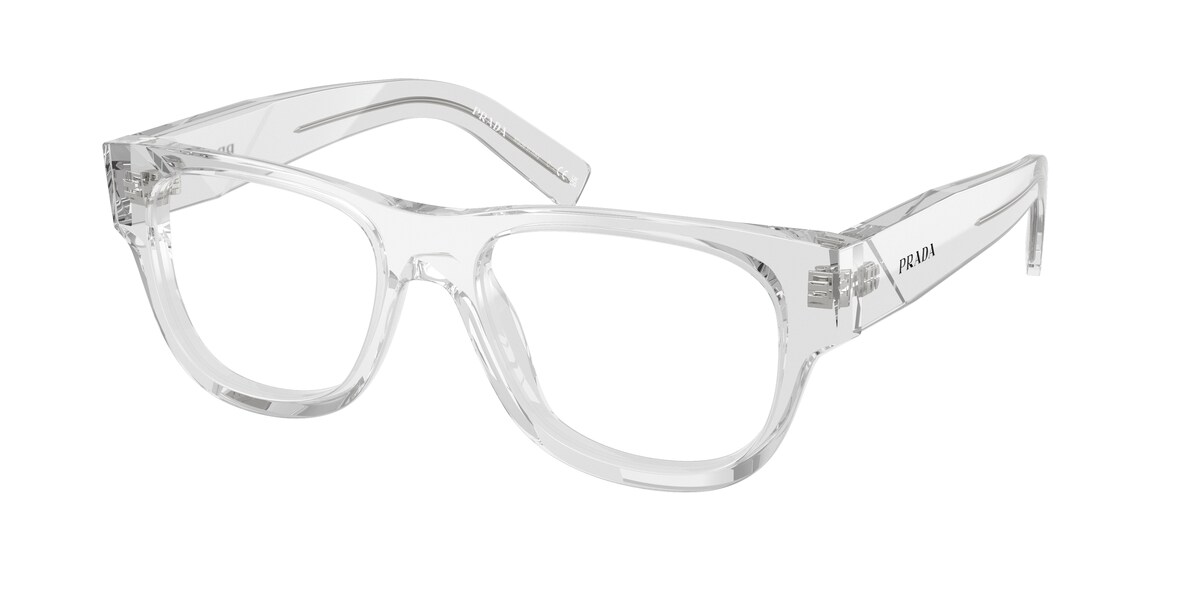 กรอบแว่นสายตา PRADA PR D08VU สีคริสตัลโปร่งใส ที่ร้านแว่น GIFTGREATS