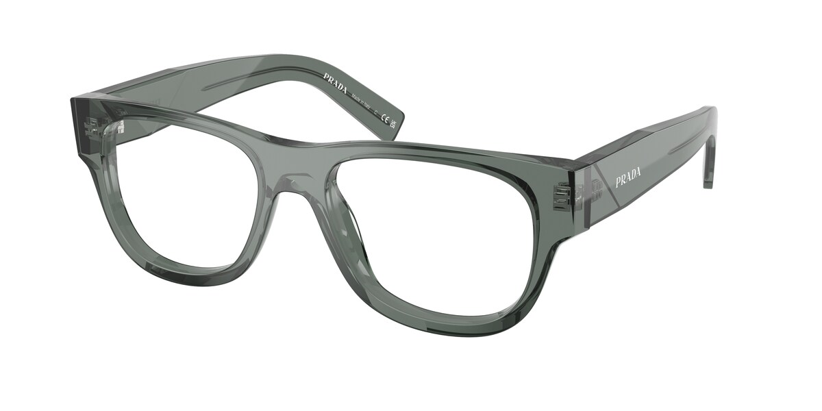 กรอบแว่นสายตา PRADA PR D08VU สีเทาโปร่งใส ที่ร้านแว่น GIFTGREATS