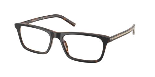 กรอบแว่นสายตา PRADA PR D13VF สีสีเชอร์รีลายกระ/สีเขาสัตว์โทนบุหรี่ ที่ร้านแว่น GIFTGREATS