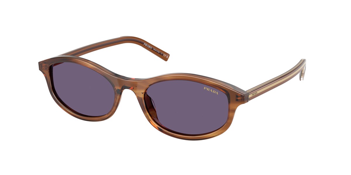 กรอบแว่นสายตา PRADA PR D17SF สีน้ำตาล (25O70W) ที่ร้านแว่น GIFTGREATS