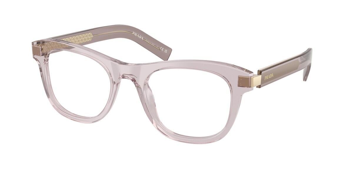 กรอบแว่นสายตา PRADA PR D17VF สีม่วงซีดโปร่งใส ที่ร้านแว่น GIFTGREATS