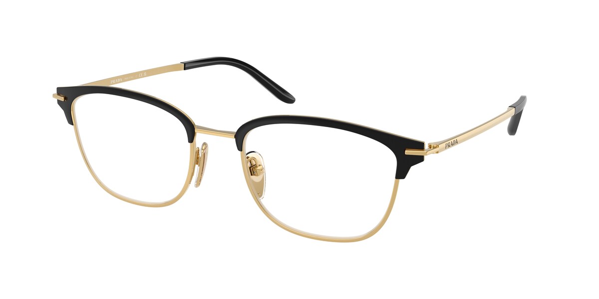 กรอบแว่นสายตา PRADA PR D54V สีดำ/ทอง ที่ร้านแว่น GIFTGREATS