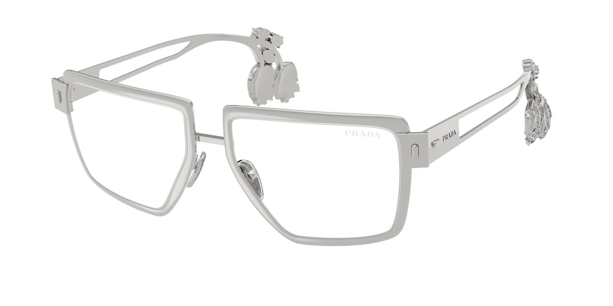 กรอบแว่นสายตา PRADA PR D56S สีเงิน (1BC10W) ที่ร้านแว่น GIFTGREATS