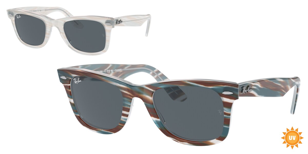 กรอบแว่นสายตา RAY-BAN RB2140F สีน้ำเงิน (1407R5) ที่ร้านแว่น GIFTGREATS