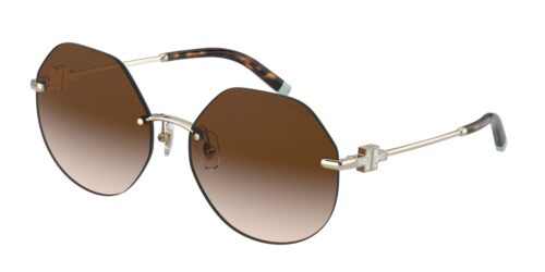 แว่นกันแดด TIFFANY & CO. TF3077 สีทอง (60213B) ที่ร้านแว่น GIFTGREATS