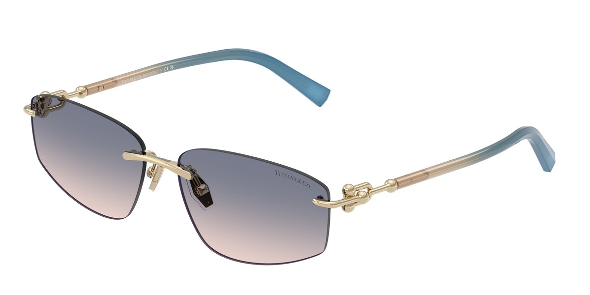 แว่นกันแดด TIFFANY & CO. TF3114 สีทอง (619116) ที่ร้านแว่น GIFTGREATS