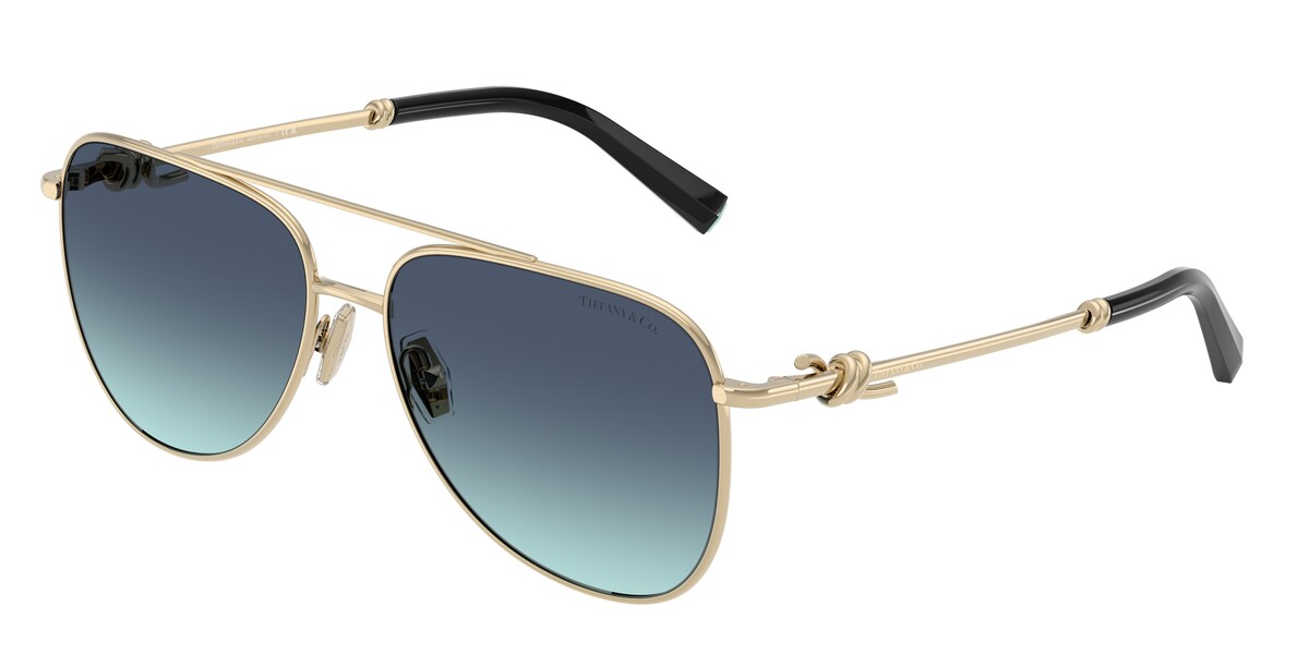 แว่นกันแดด TIFFANY & CO. TF3116 สีทอง (62029S) ที่ร้านแว่น GIFTGREATS