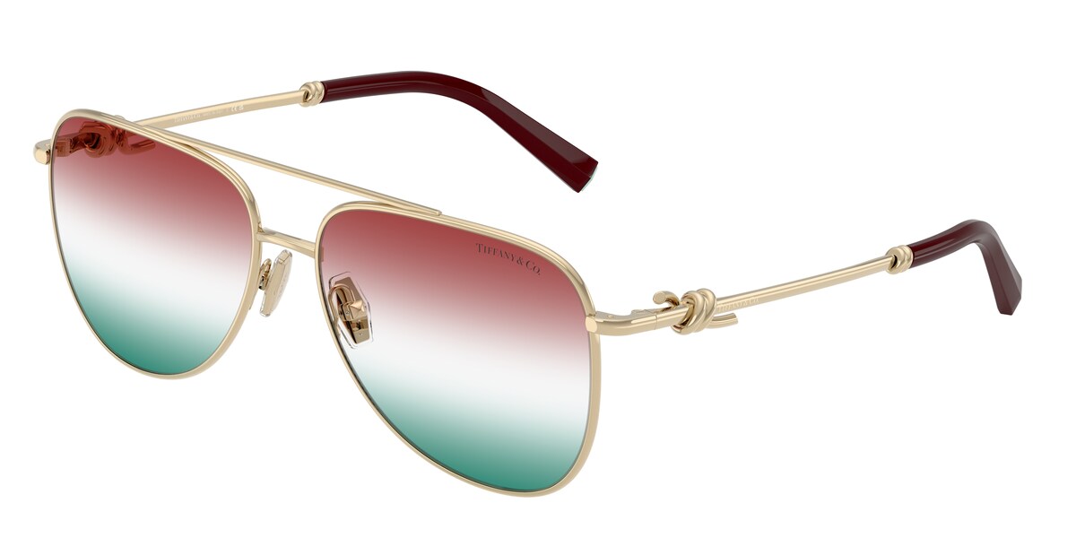แว่นกันแดด TIFFANY & CO. TF3116 สีทอง (6230EL) ที่ร้านแว่น GIFTGREATS