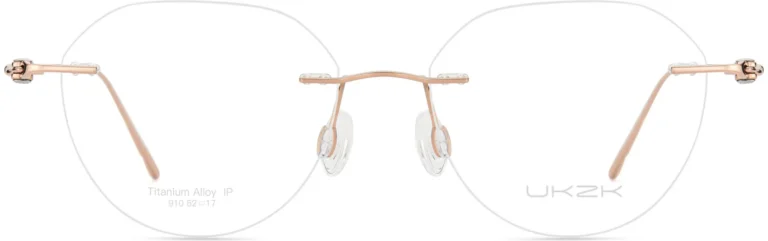 กรอบแว่นไร้ขอบ UKZK 910 สีโรสโกลด์