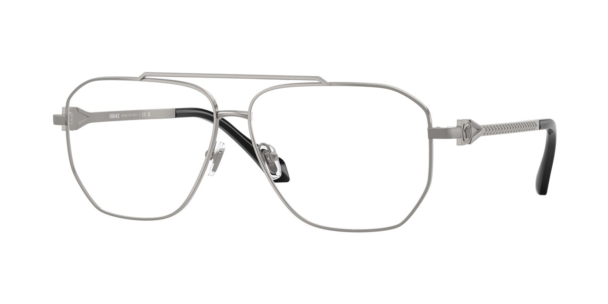 กรอบแว่นสายตา VERSACE VE1307 สีเทา (1001) ที่ร้านแว่น GIFTGREATS