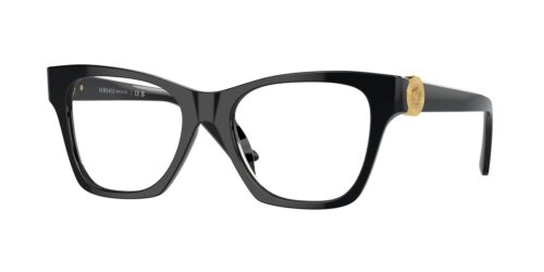 กรอบแว่นสายตา VERSACE VE3341U สีดำ (GB1) ที่ร้านแว่น GIFTGREATS
