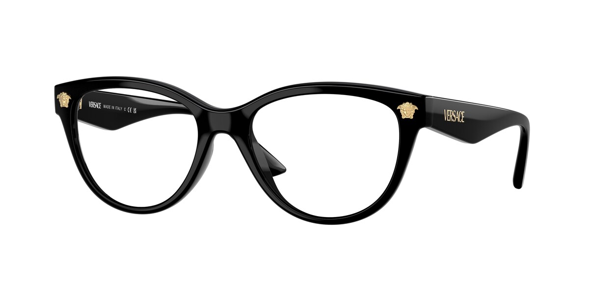 กรอบแว่นสายตา VERSACE VE3365U สีดำ (GB1) ที่ร้านแว่น GIFTGREATS
