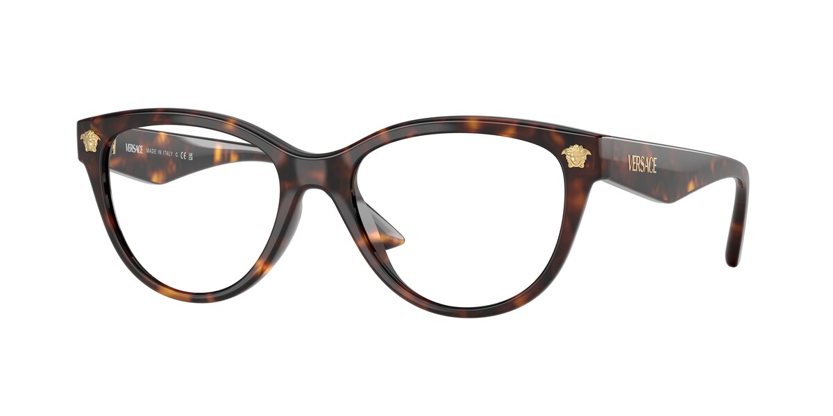 กรอบแว่นสายตา VERSACE VE3365U สีลายเต่า (108) ที่ร้านแว่น GIFTGREATS