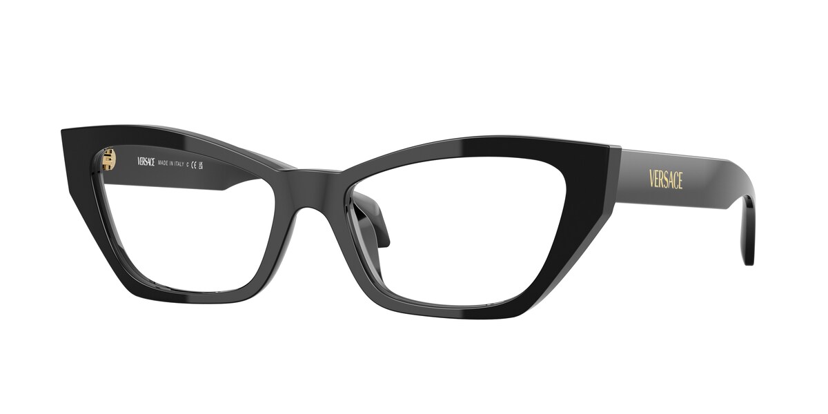 กรอบแว่นสายตา VERSACE VE3373U สีดำ (GB1) ที่ร้านแว่น GIFTGREATS