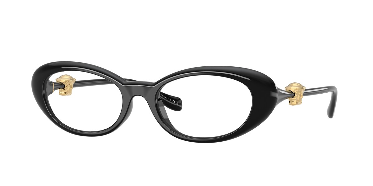 กรอบแว่นสายตา VERSACE VE3381U สีดำ (GB1) ที่ร้านแว่น GIFTGREATS