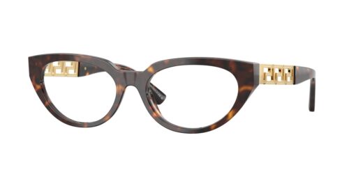 กรอบแว่นสายตา VERSACE VE3383F สีลายเต่า (108) ที่ร้านแว่น GIFTGREATS
