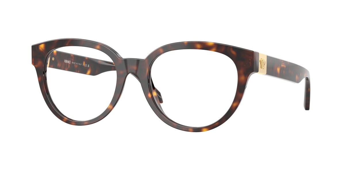 กรอบแว่นสายตา VERSACE VE3384F สีลายเต่า (108) ที่ร้านแว่น GIFTGREATS