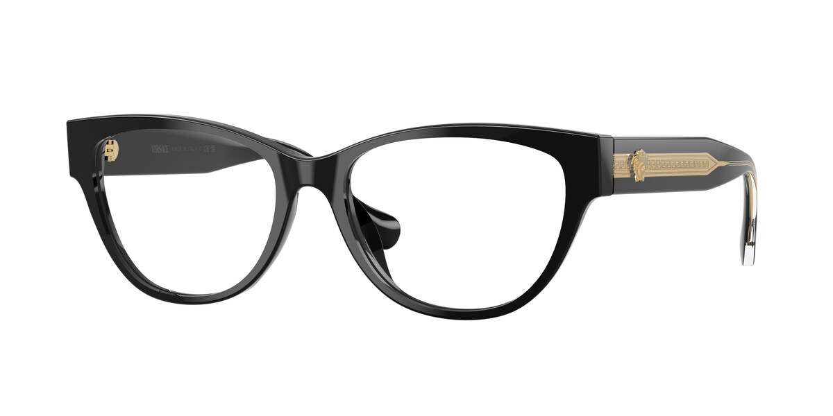 กรอบแว่นสายตา VERSACE VE3389U สีดำ (GB1) ที่ร้านแว่น GIFTGREATS